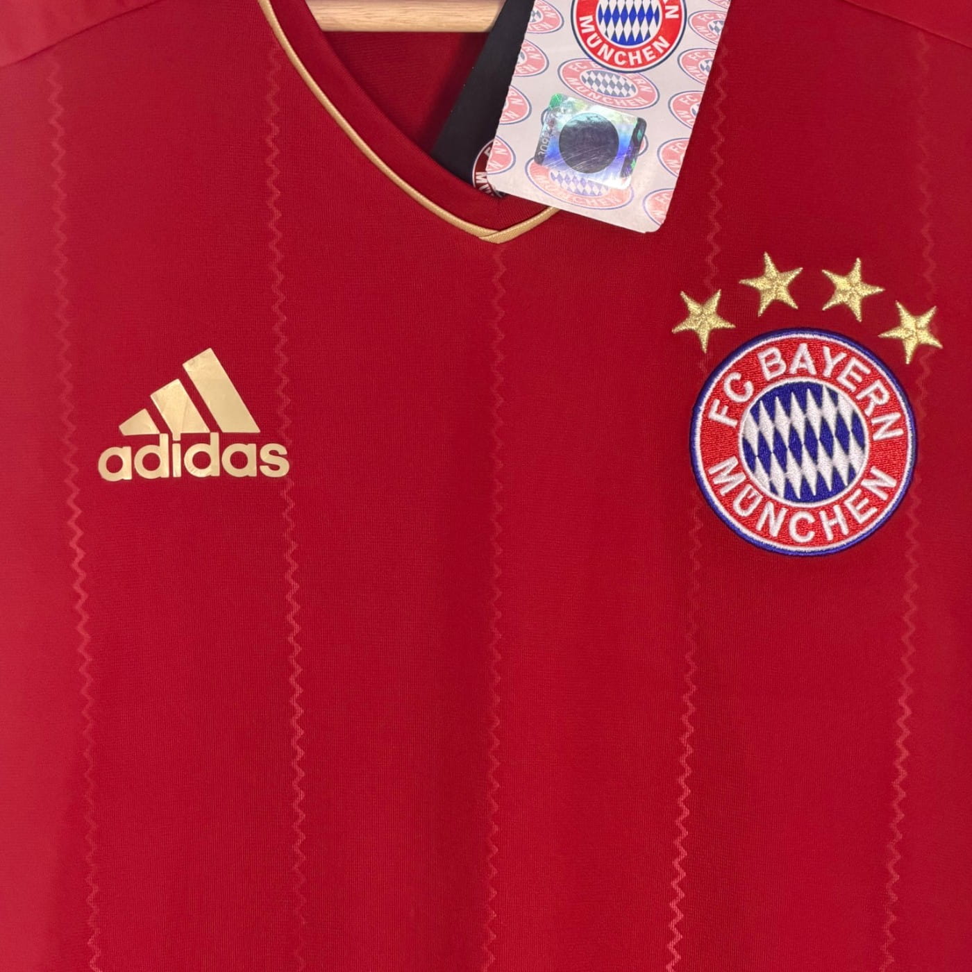 adidas fc bayern red and gold