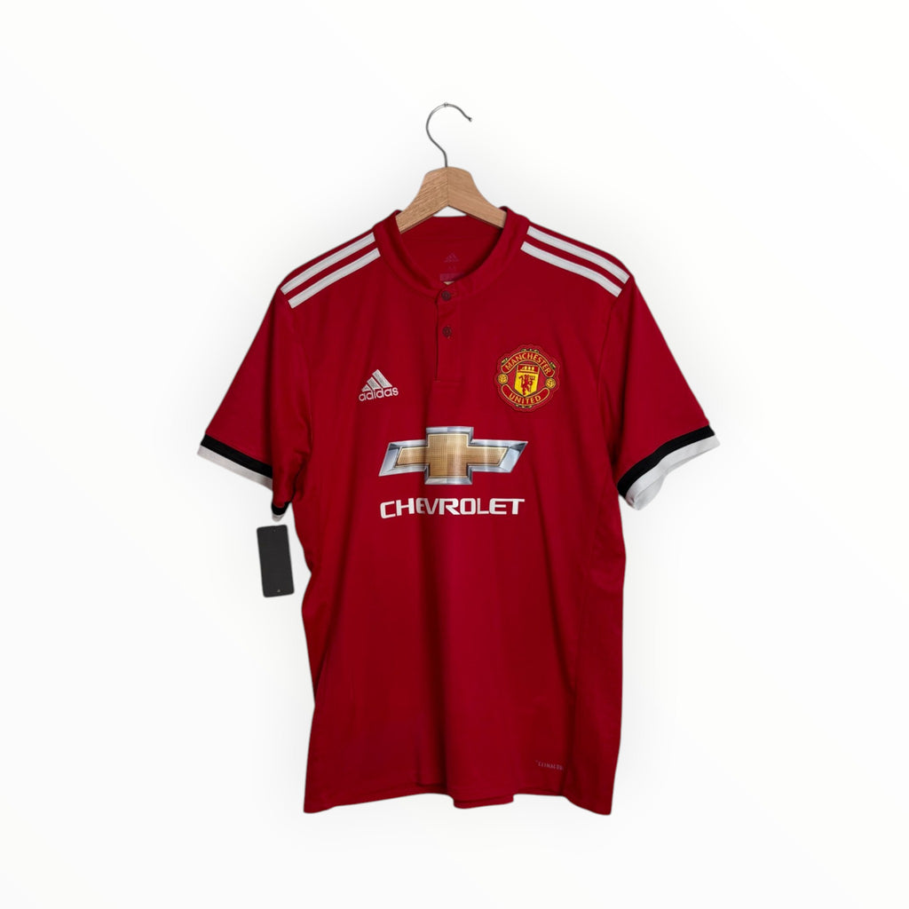 adidas football shirt man united chevrolet red