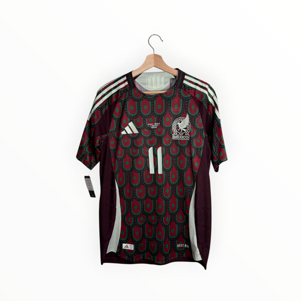 adidas football shirt mexico red and green