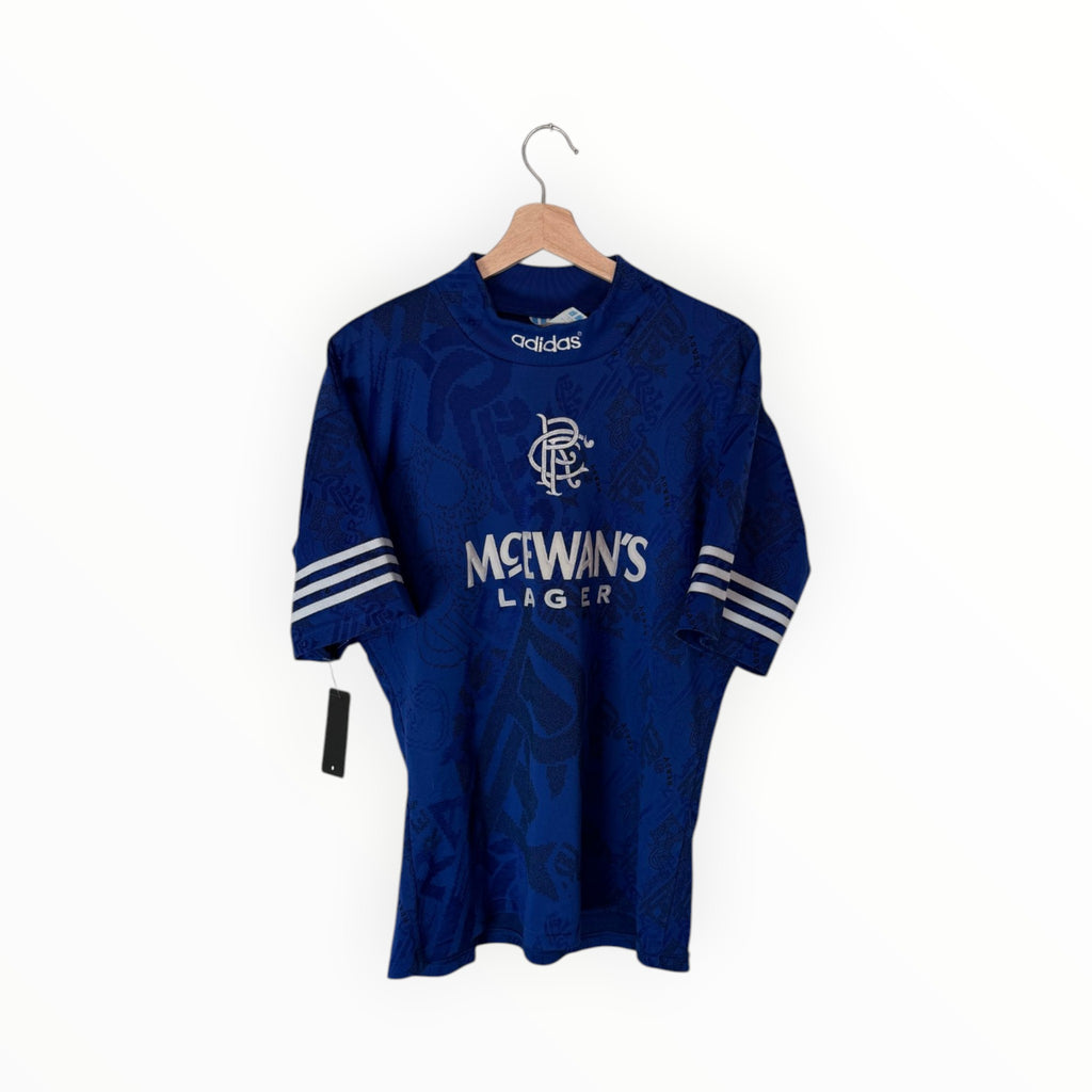 adidas football shirt navy glasgow rangers