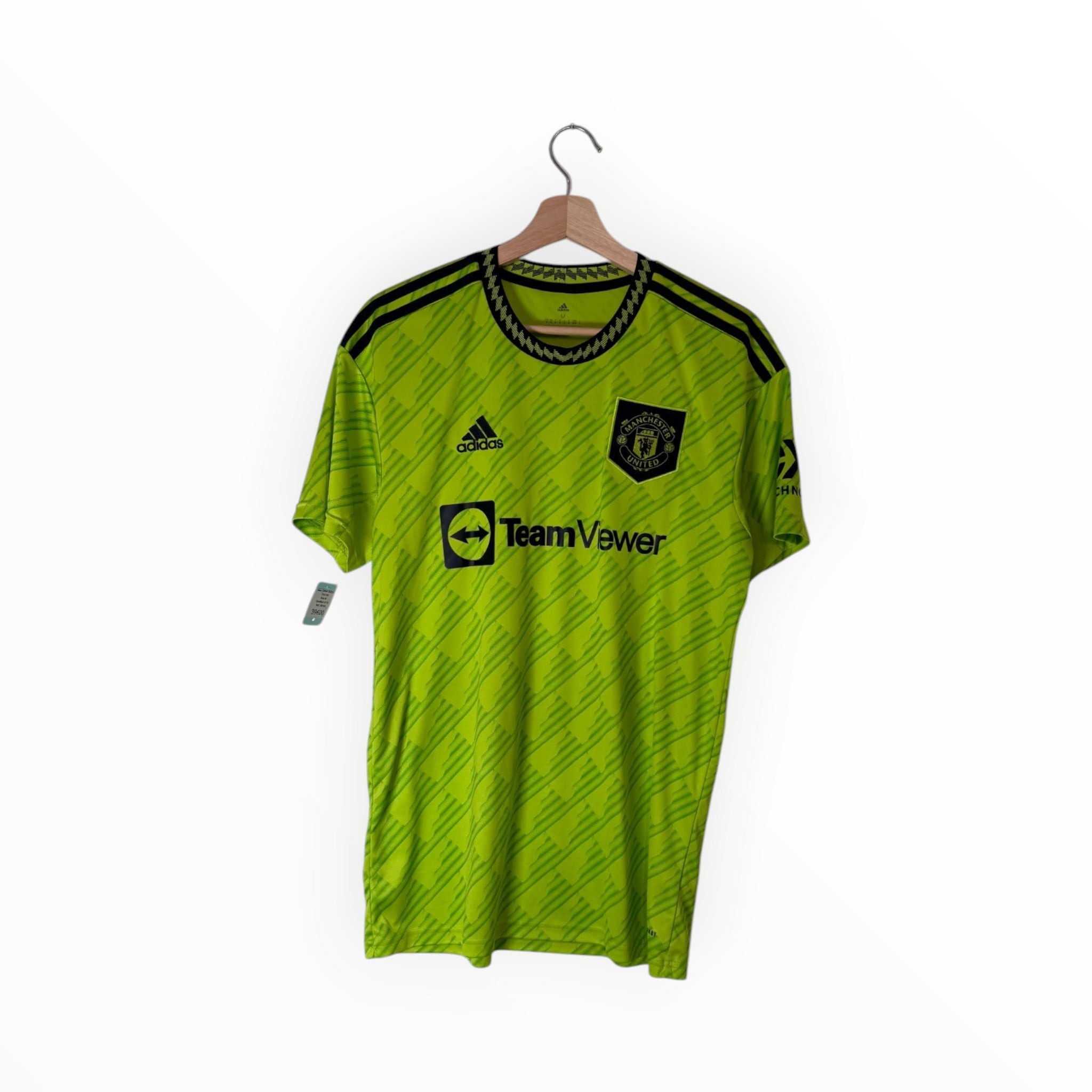 adidas football shirt yellow manchester united