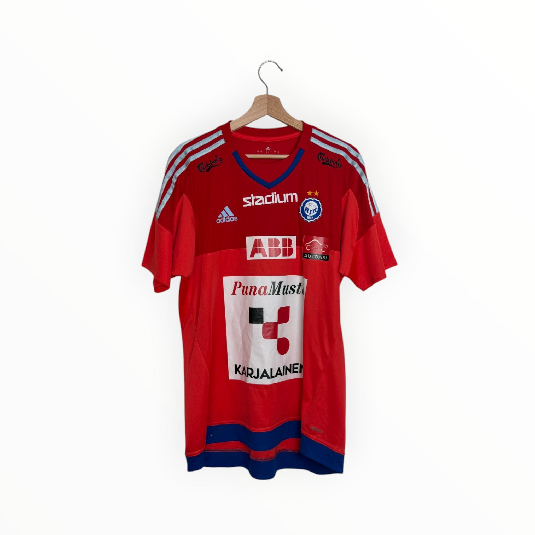 adidas red football shirt hjk