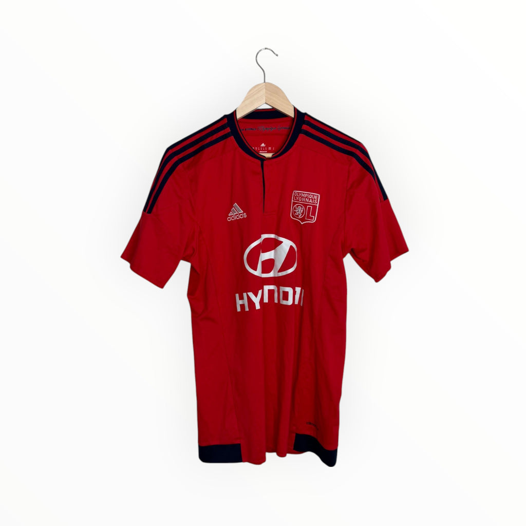 adidas red football shirt ol lyon