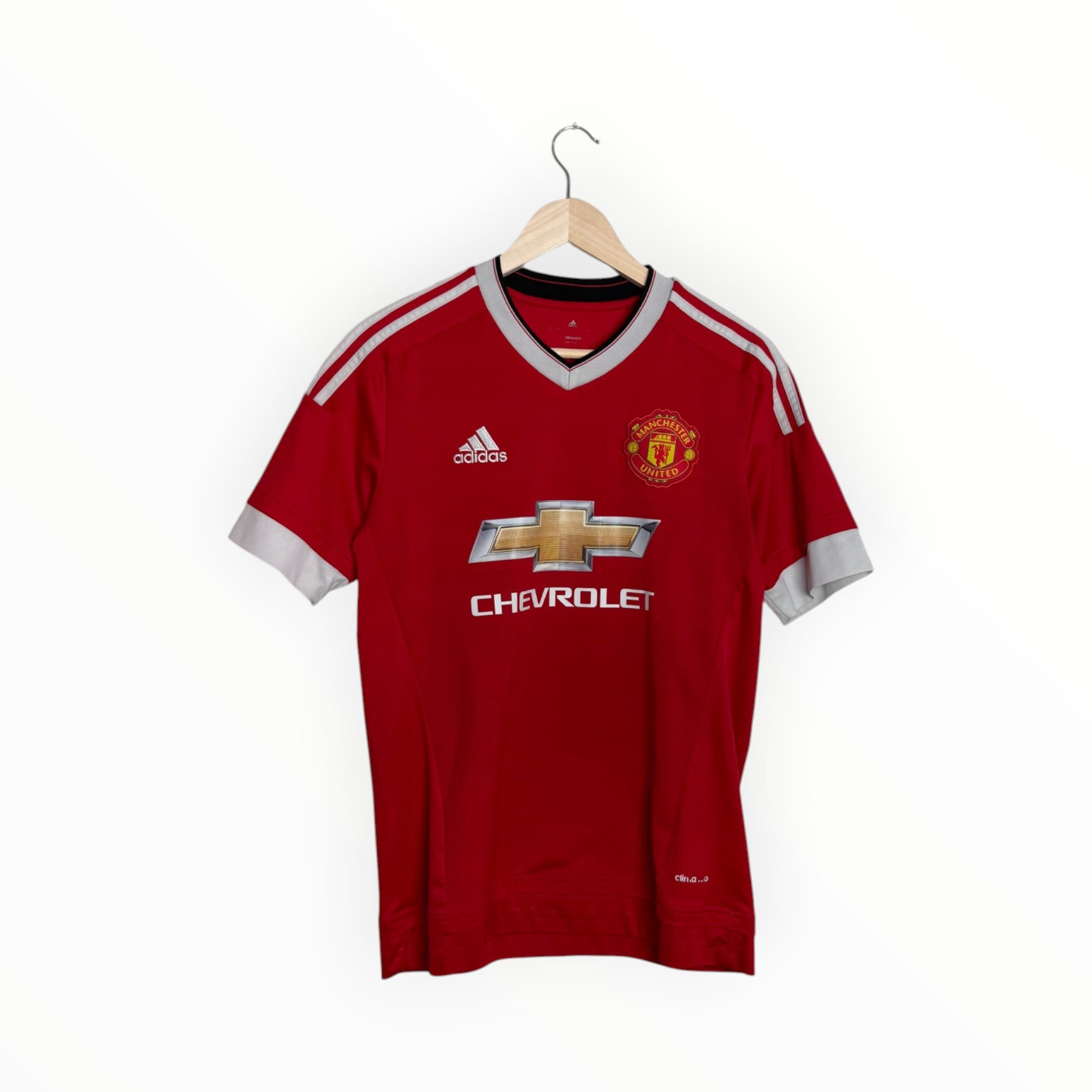 adidas red jersey chevrolet man united