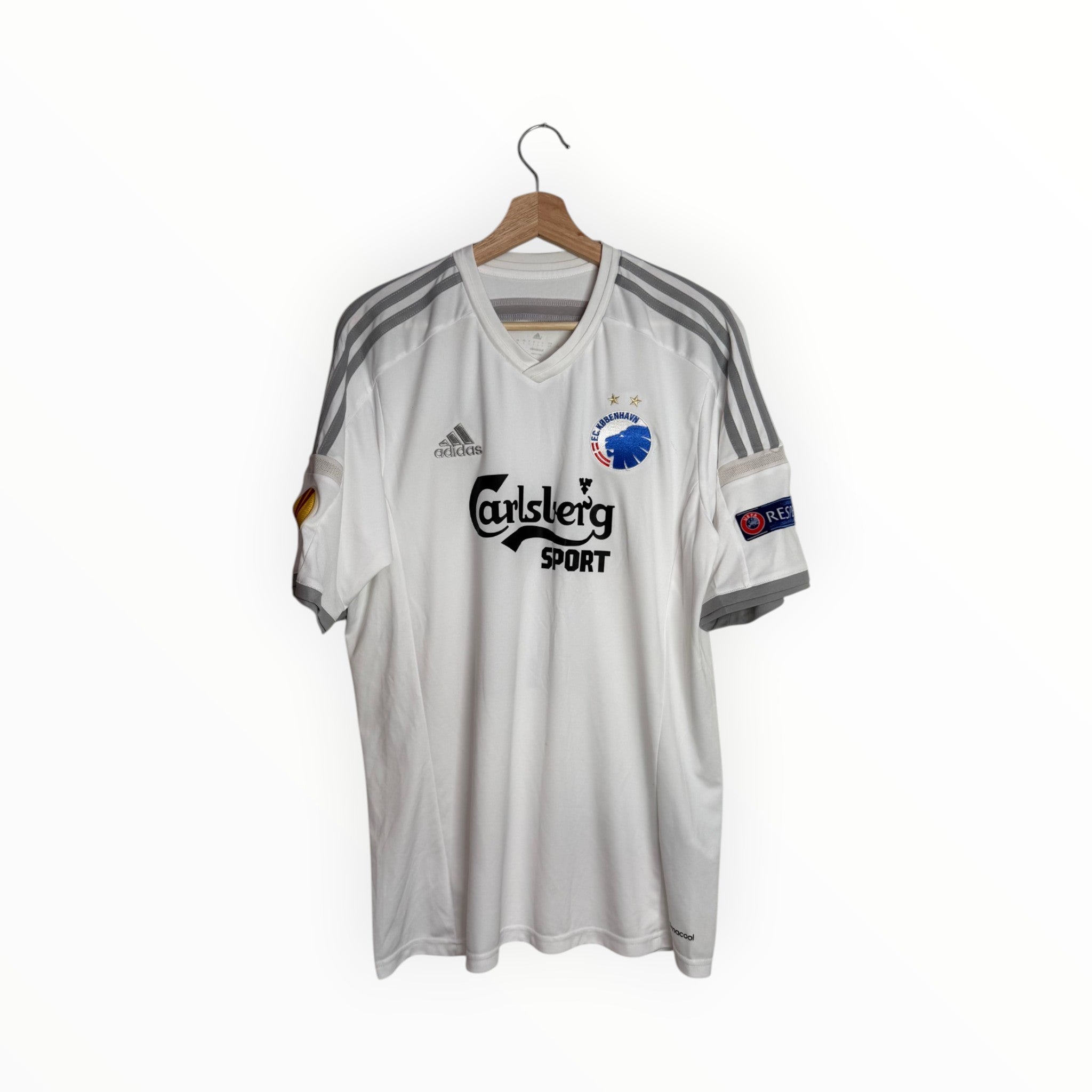 adidas white jersey fc copenhague carlsberg