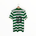 ajeti football shirt celtic green and white
