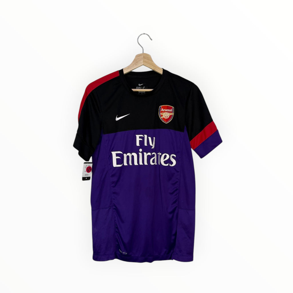 arsenal black and purple football shirt