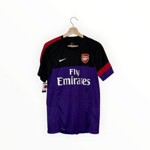 arsenal black and purple football shirt