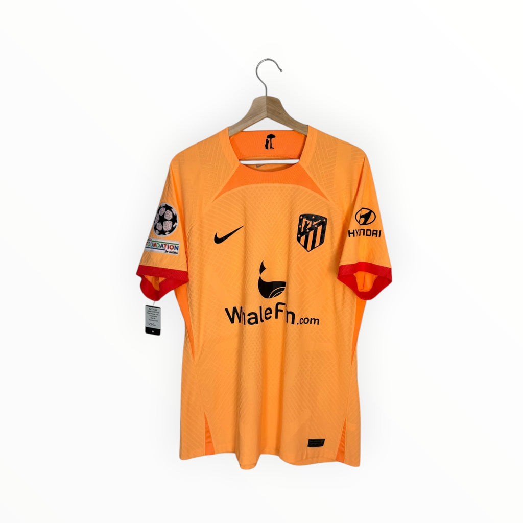 atletico football shirt orange nike