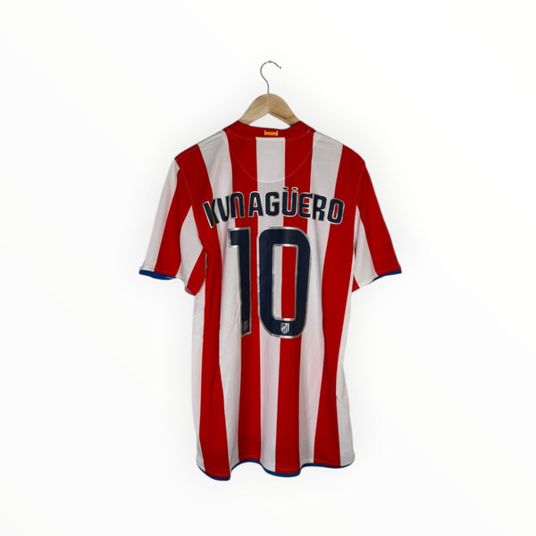 atletico madrid vintage kit aguero 2008-2009