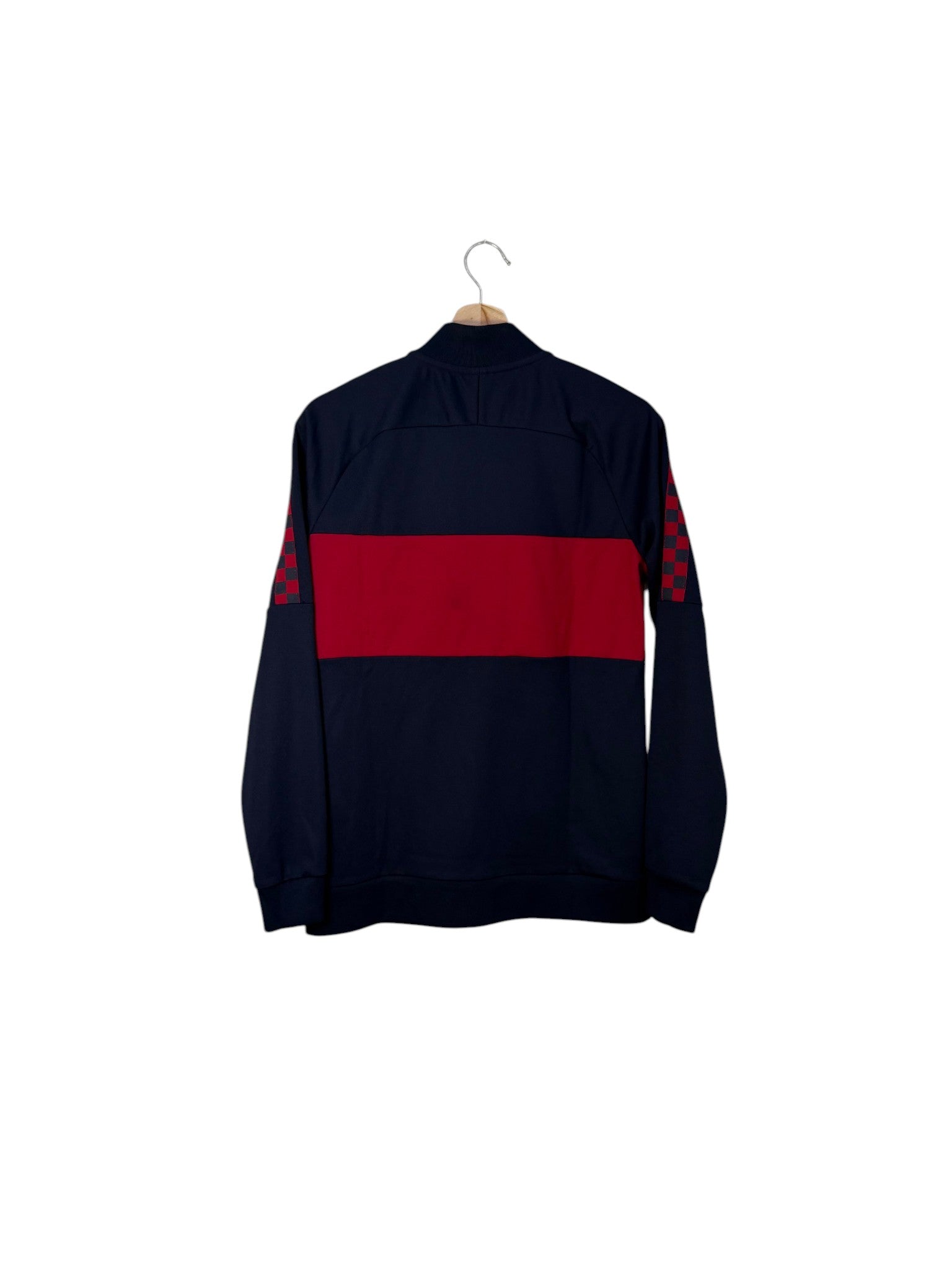 barca jacket navy and red