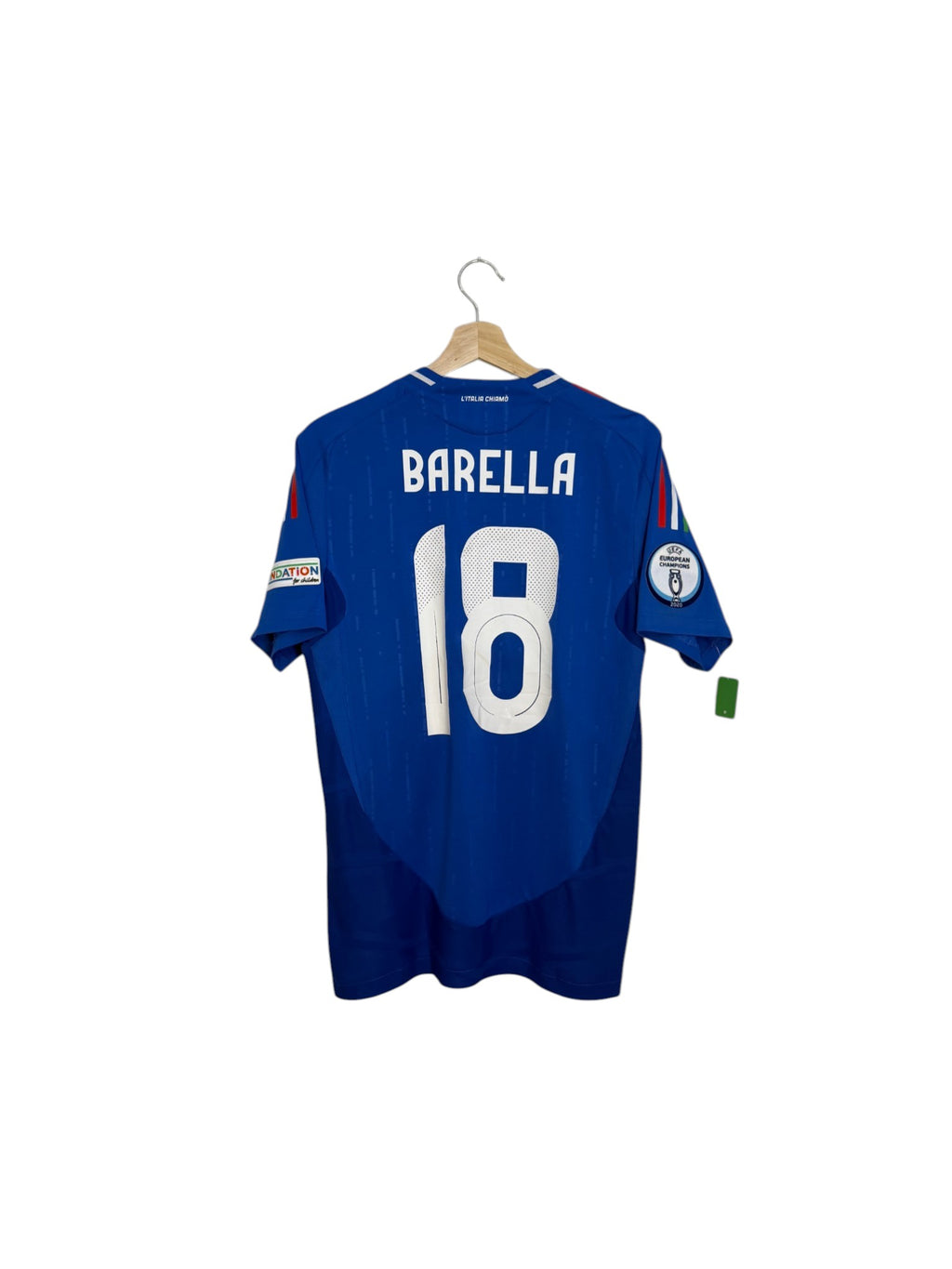 barella 18 italy jersey blue