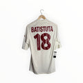 batistuta football shirt as Roma white and claret