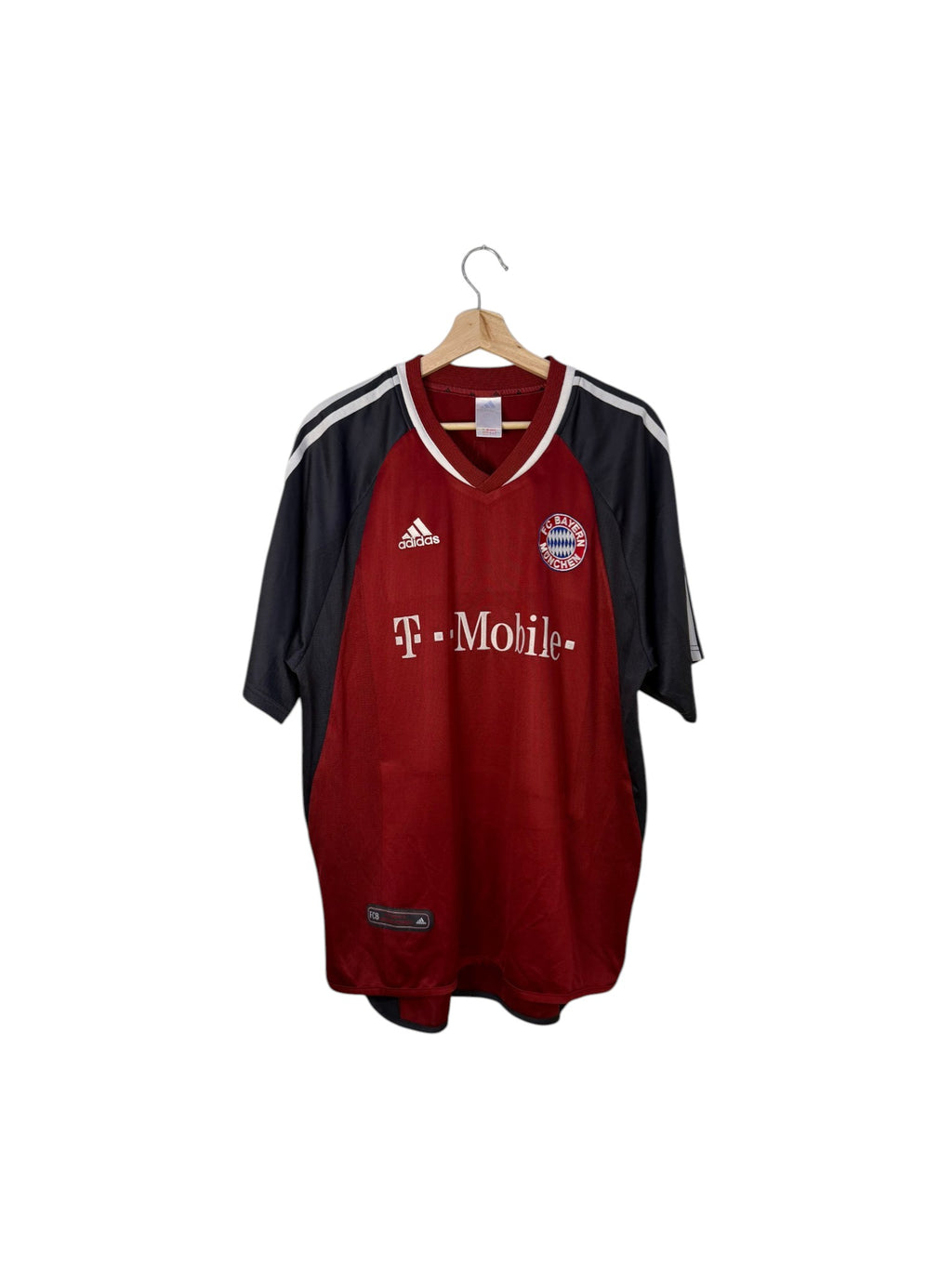 bayern munich bordeau and grey jersey t mobile
