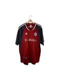 bayern munich bordeau and grey jersey t mobile