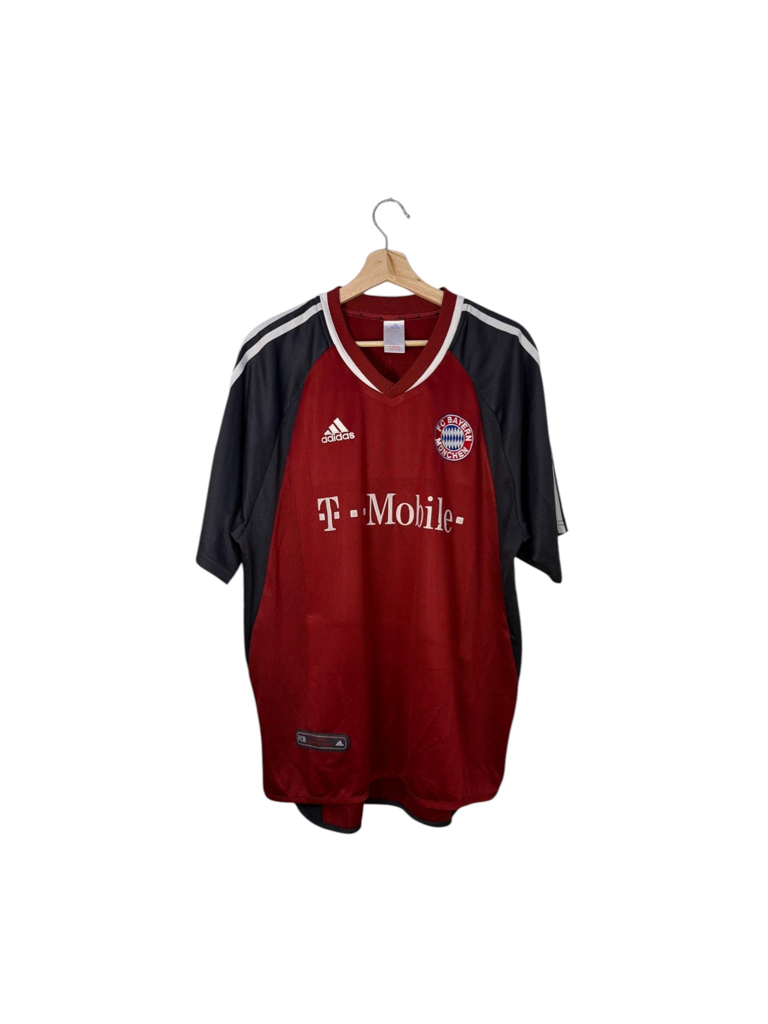 bayern munich bordeau and grey jersey t mobile
