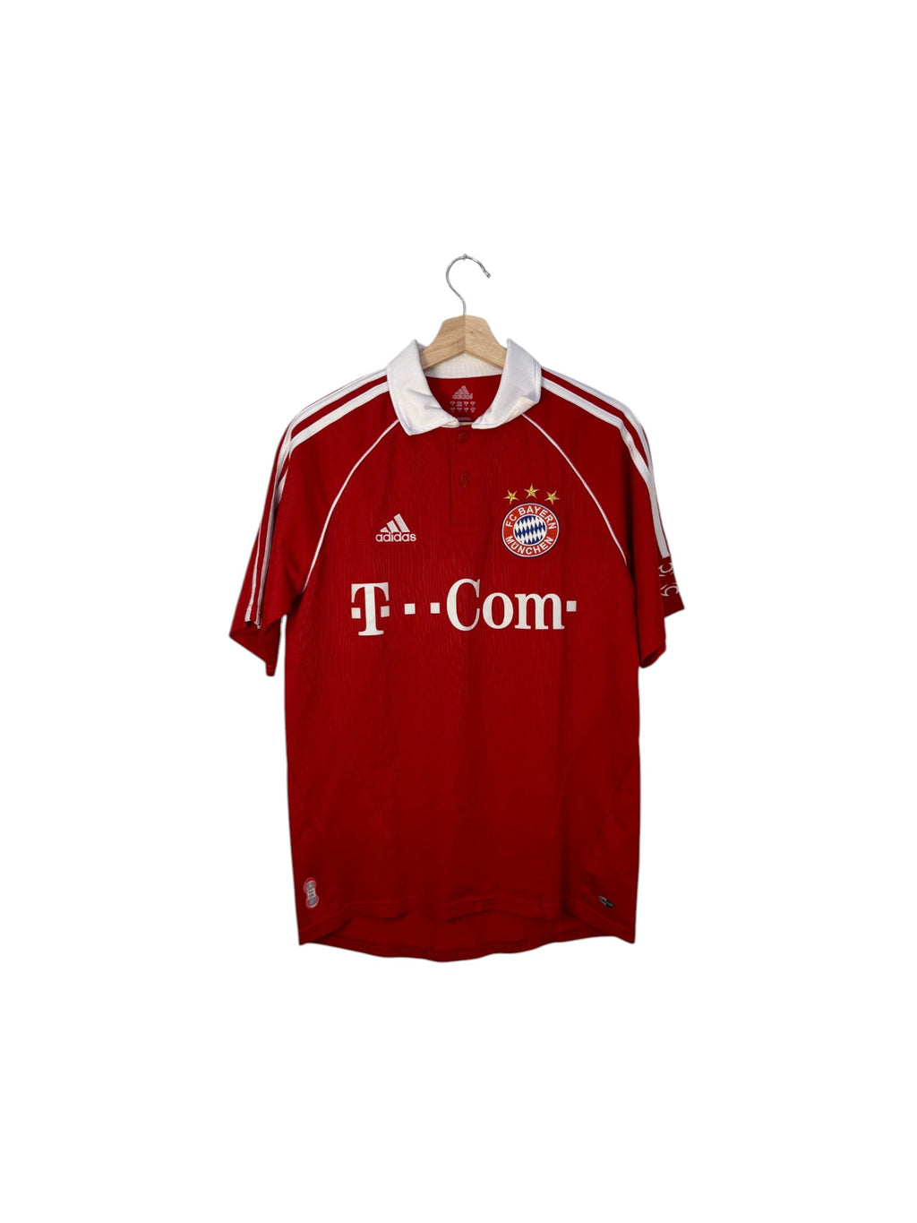 bayern munich t com jersey red and white