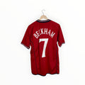 beckham football shirt England red