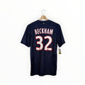 beckham football shirt psg navy