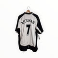 beckham fotball shirt white and black