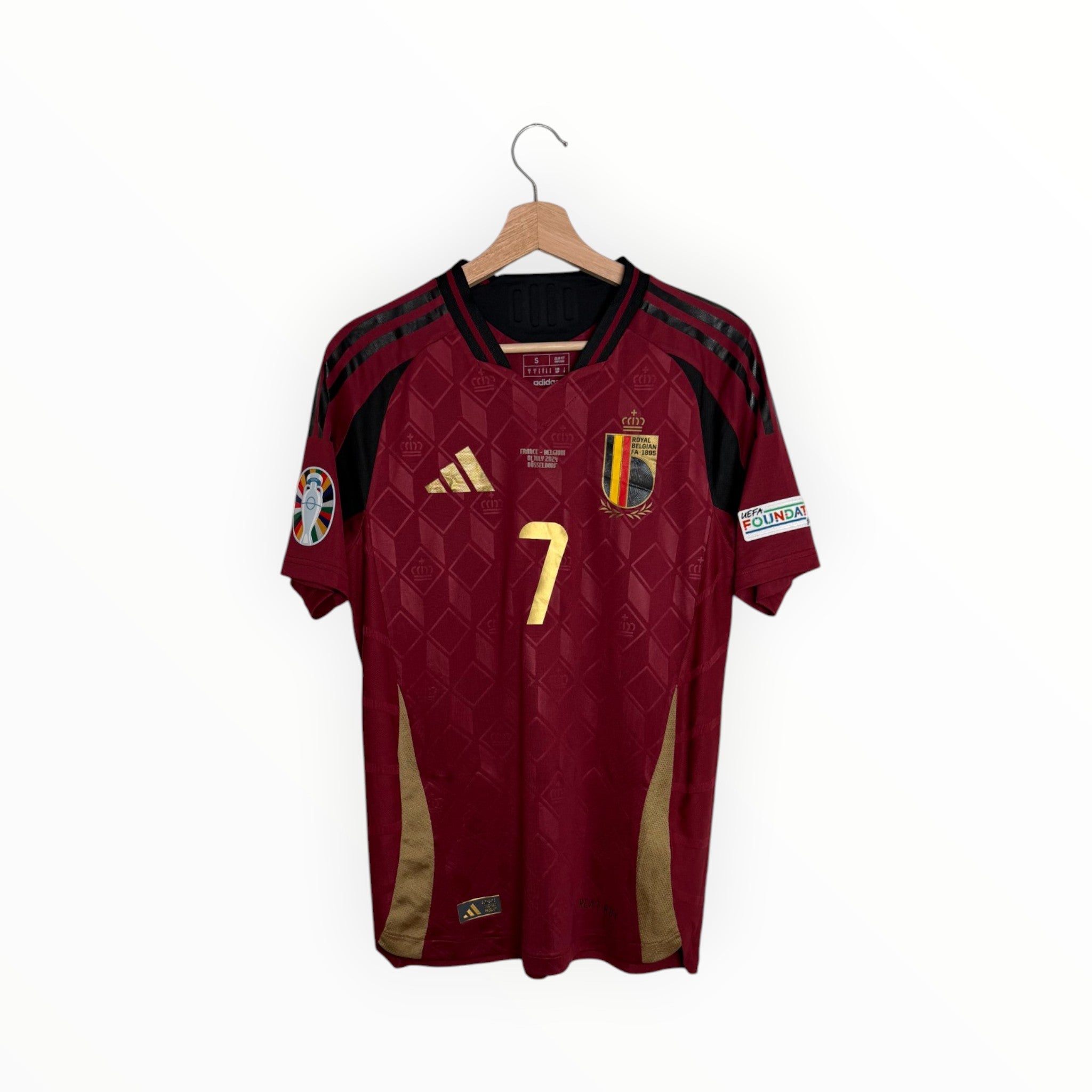 belgium football shirt adidas euro gold