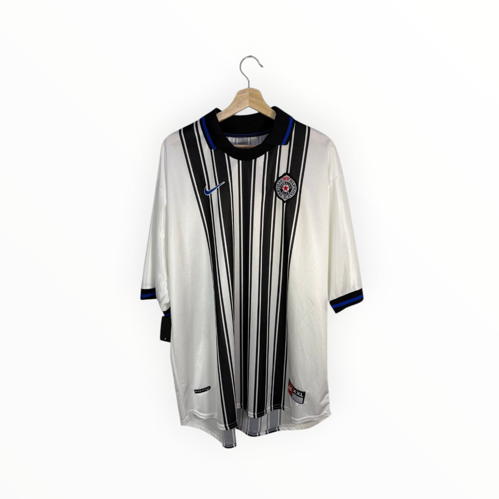black and white stripes nike jersey partizan