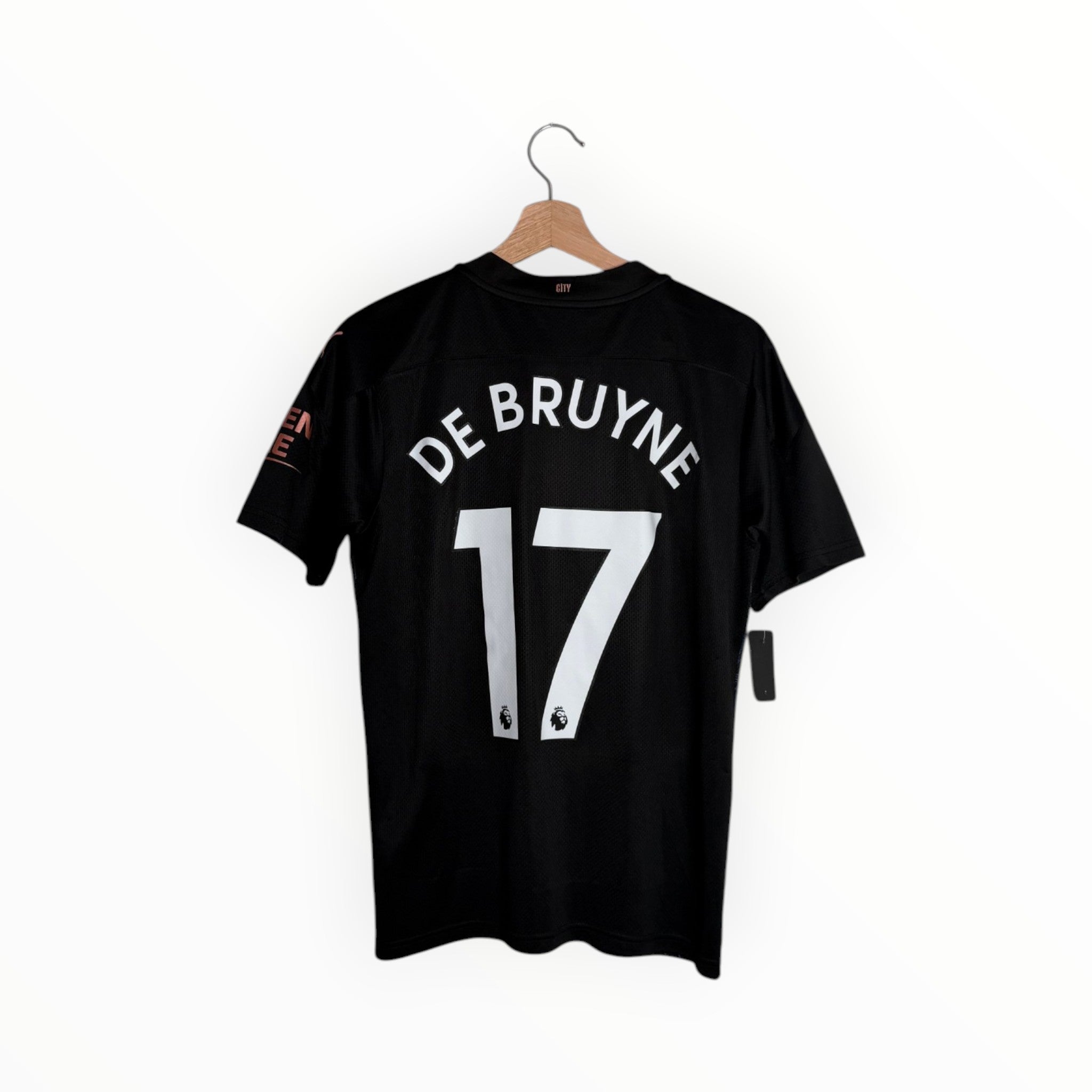 black football shirt Kevin De Bruyne number 17