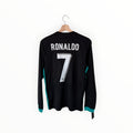 black football shirt long sleeve real ronaldo