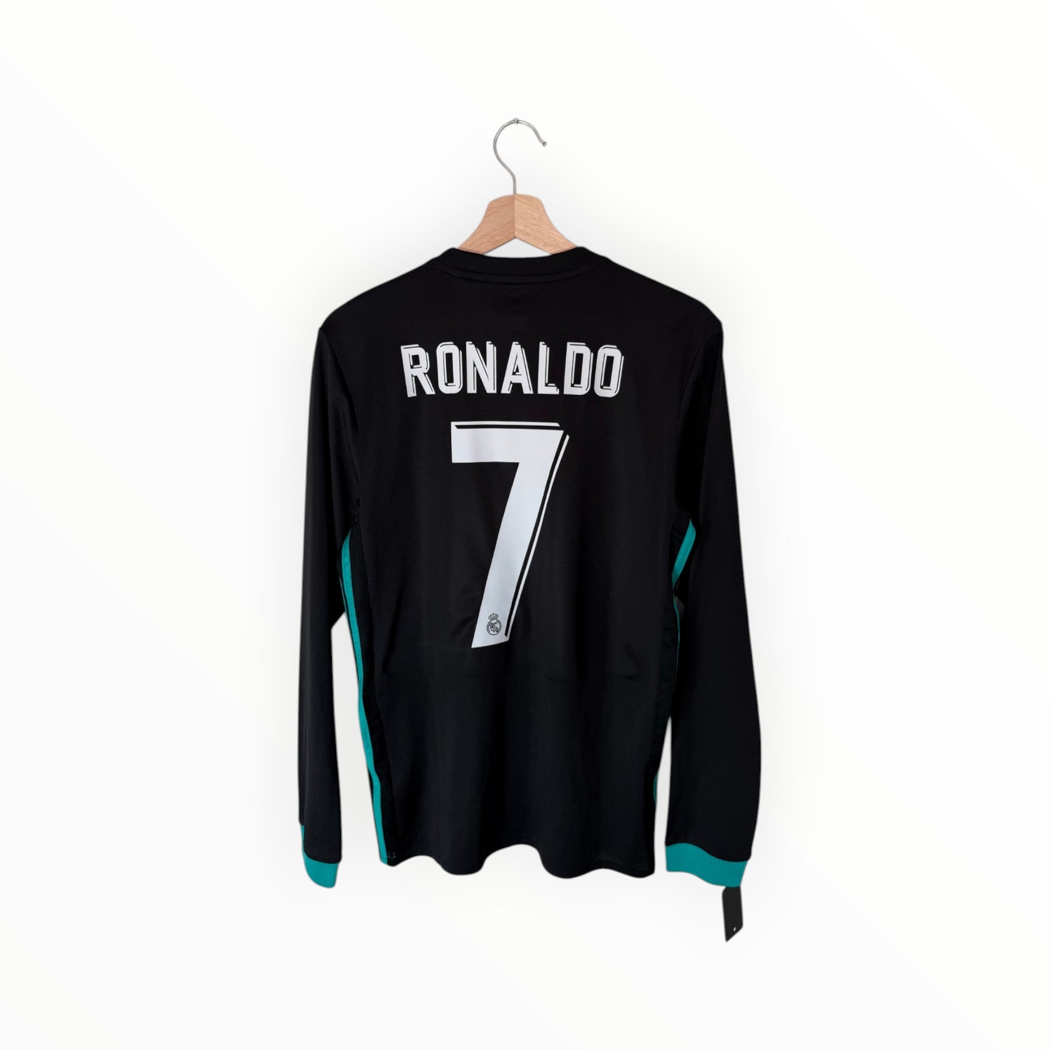 black football shirt long sleeve real ronaldo
