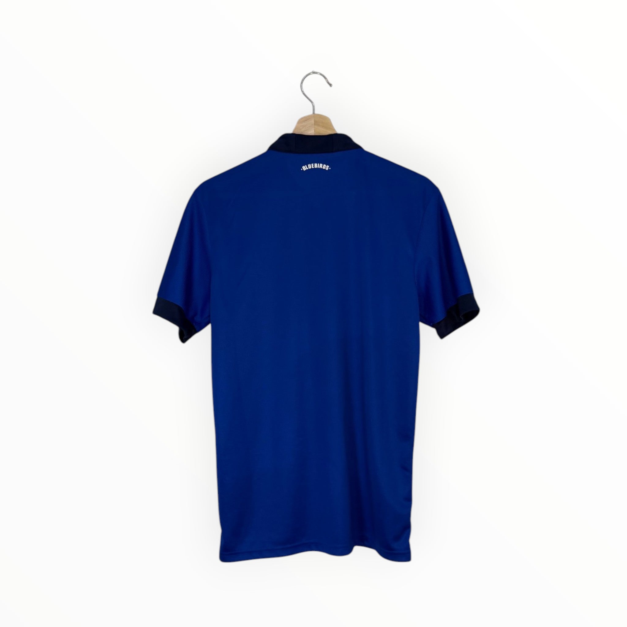 blue and black football shirt bluebirds