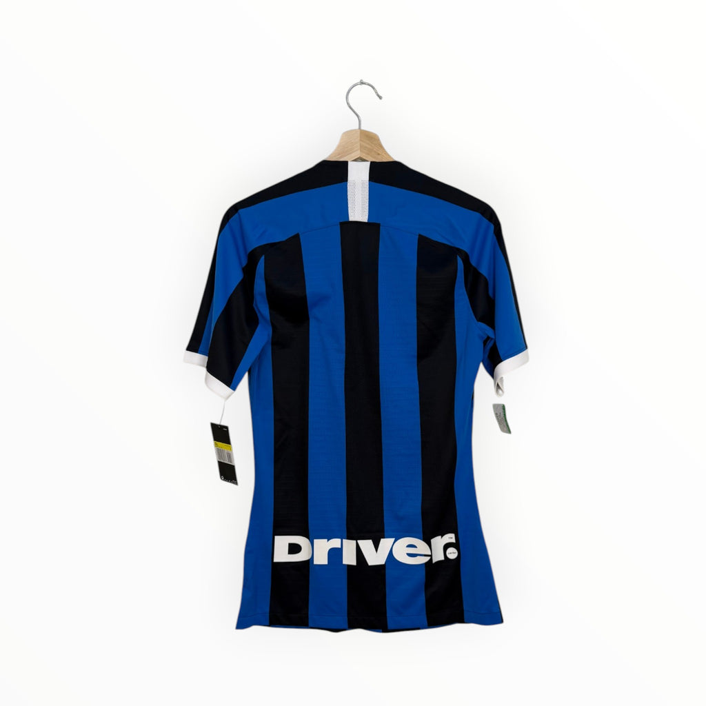 blue and black stripes football shirt driver