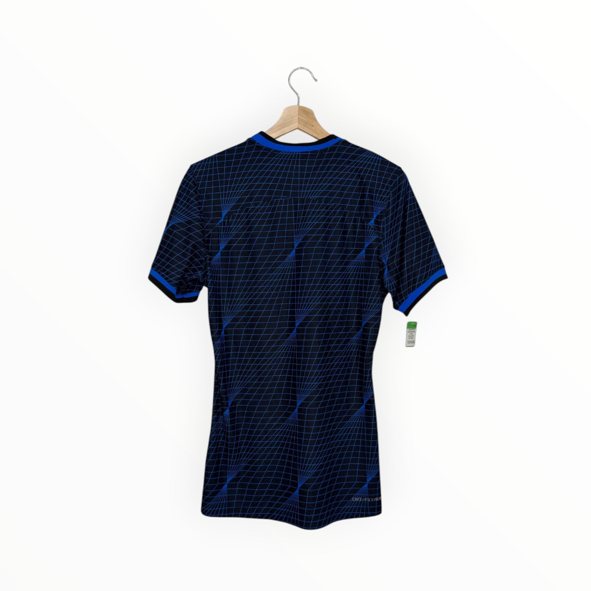 blue and navy football shirt