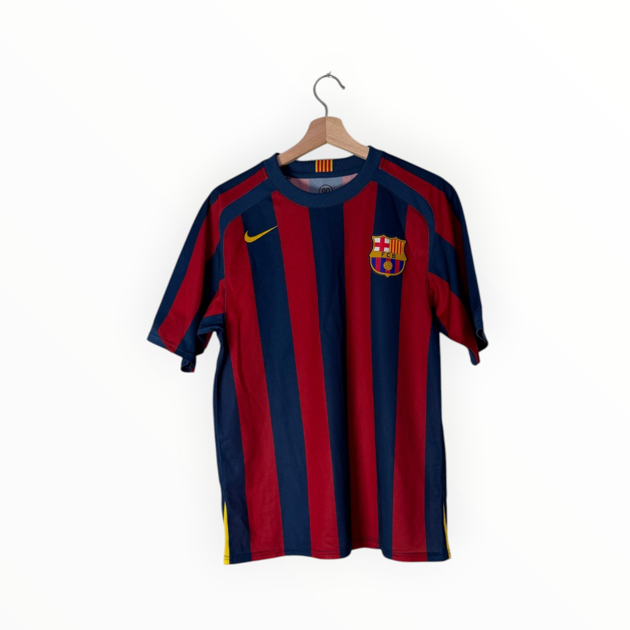 blue and red stripes barcelona jersey