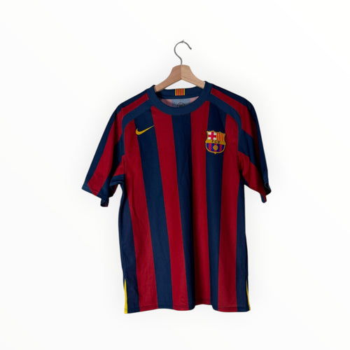 blue and red stripes barcelona jersey