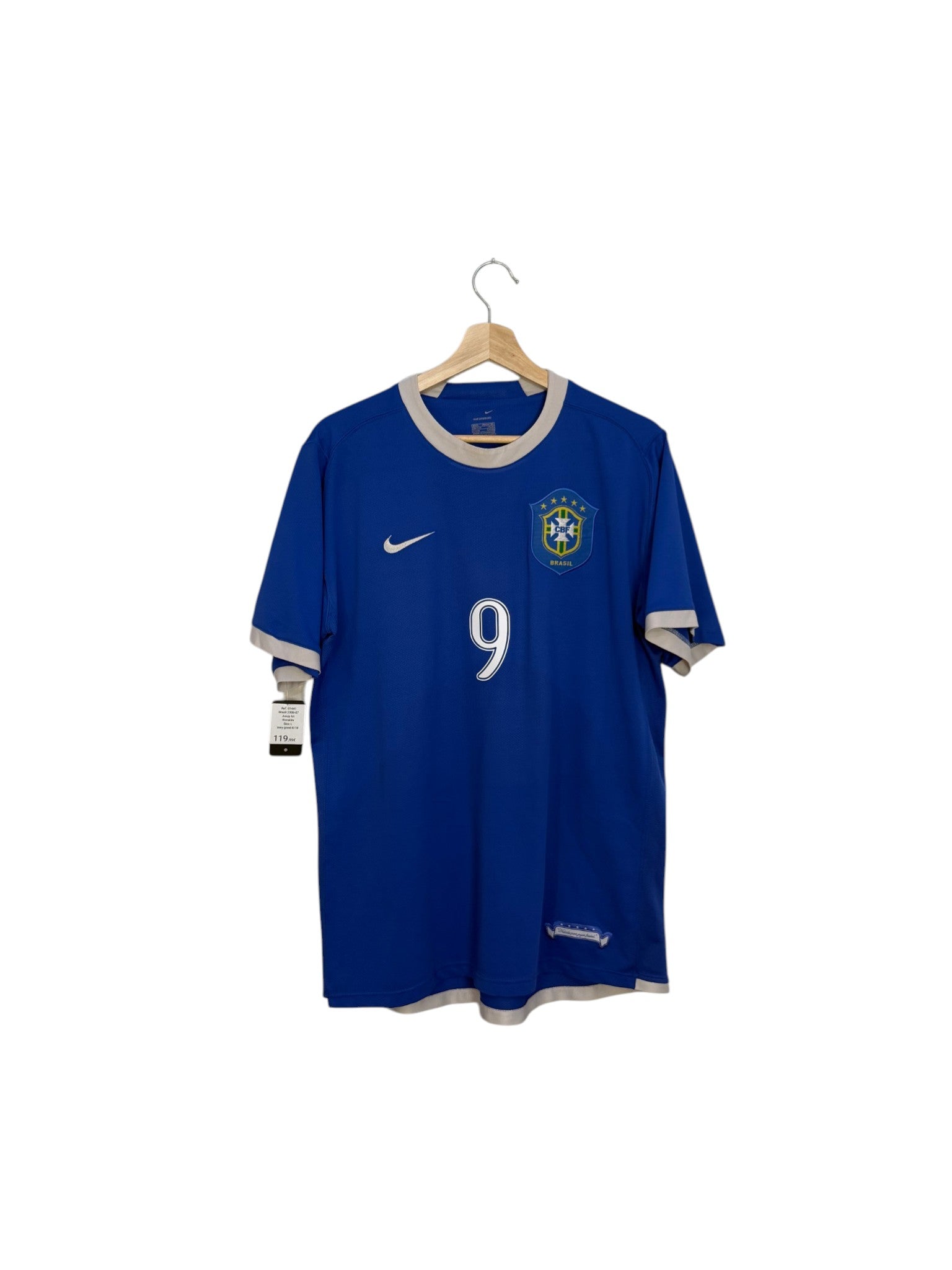 blue and white football jersey nike