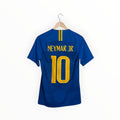 blue football shirt Neymar jr brazil