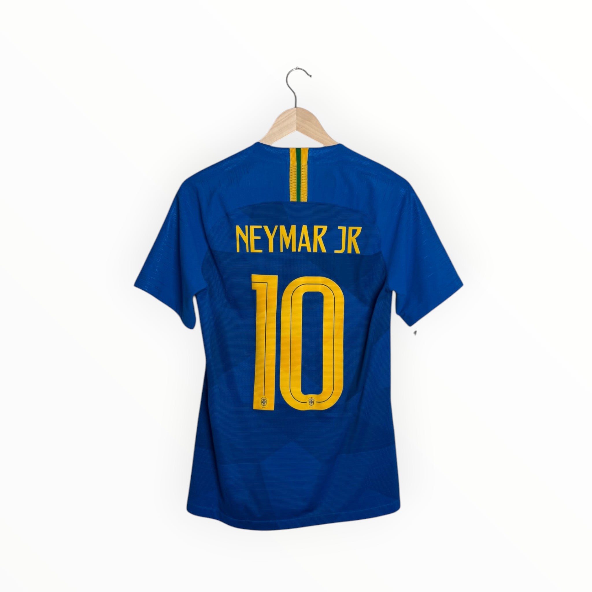 blue football shirt Neymar jr brazil