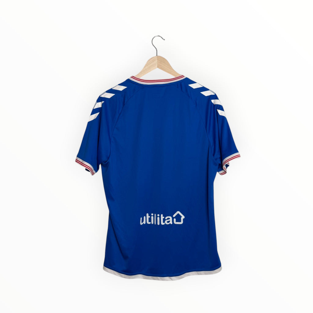 blue football shirt utilita