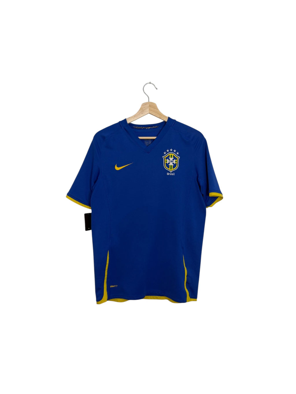 brazil nike yellow and blue jersey