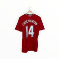 chicharito football shirt red and white