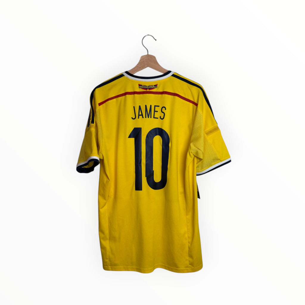 colombia yellow football shirt james