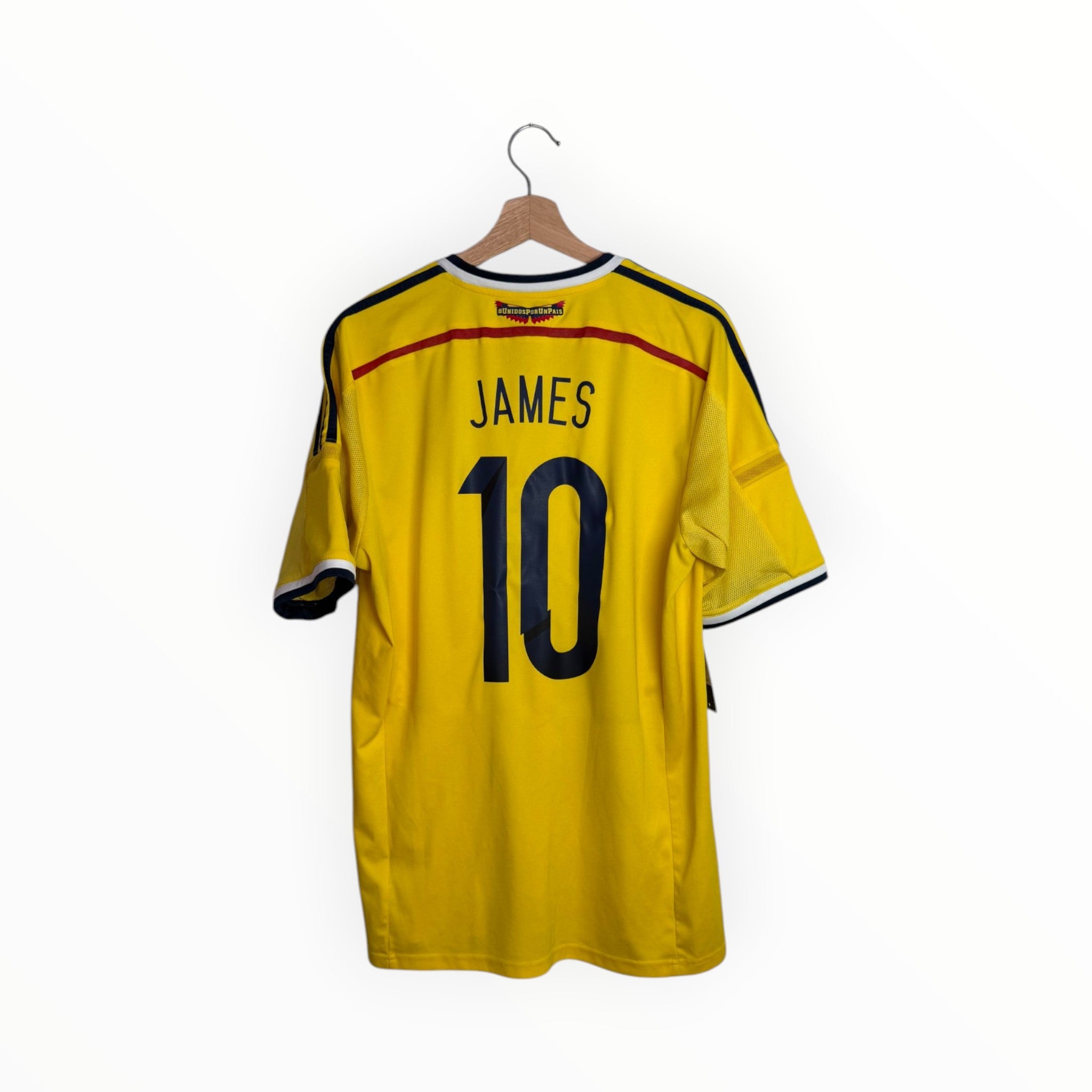 colombia yellow football shirt james