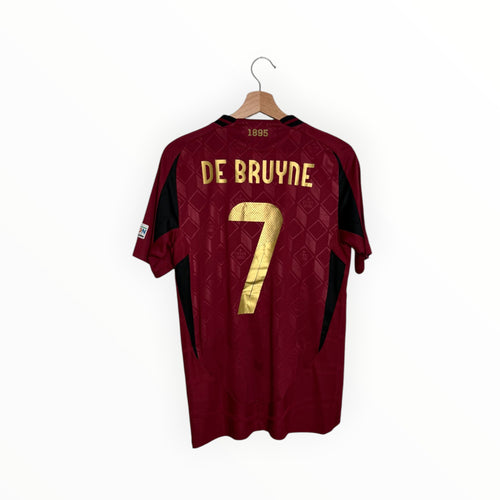 de bruyne belgium claret jersey