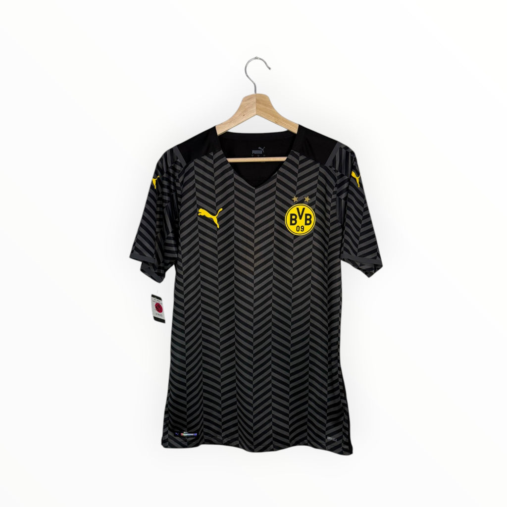 dortmund football shirt puma black and yellow