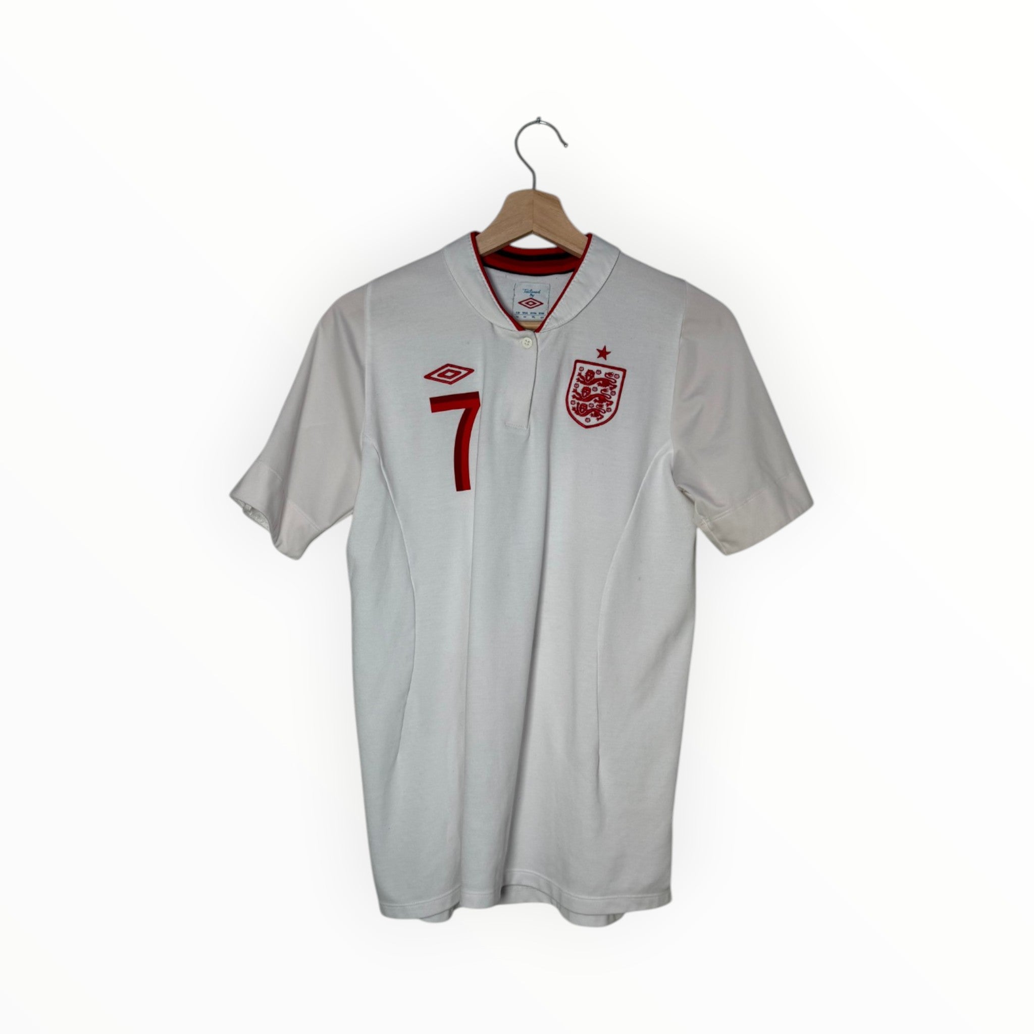 england jersey umbro white and red