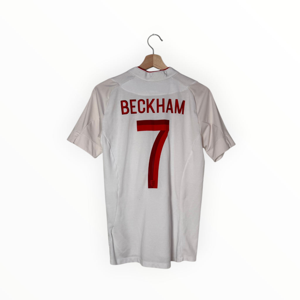 england white football shirt beckham