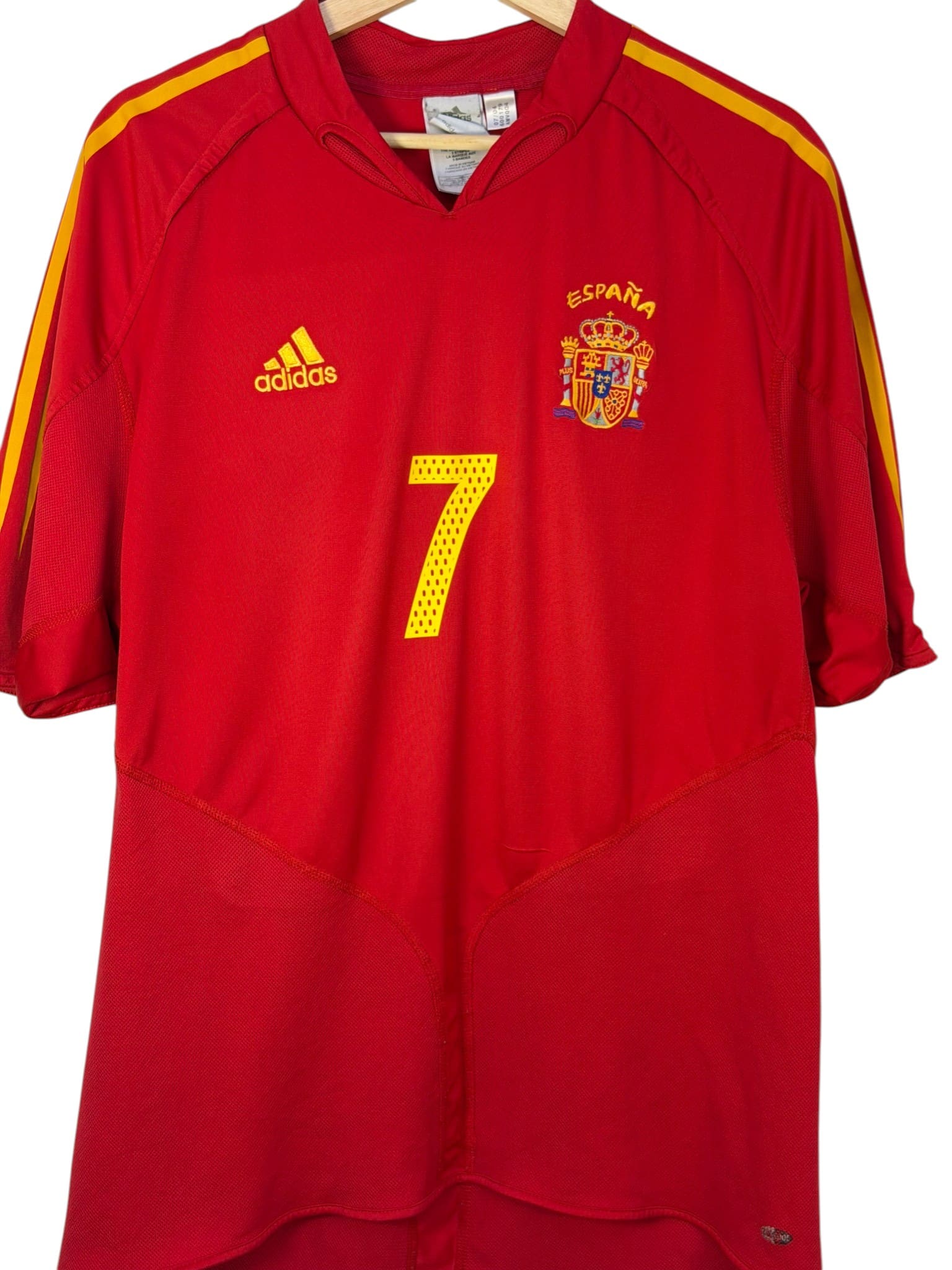espana adidas number 7 yellow