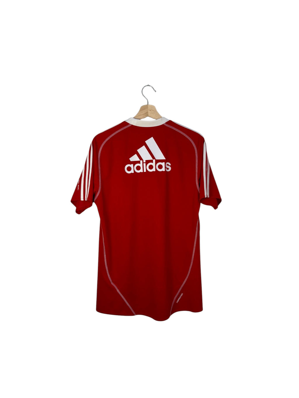 fc bayern munchen jersey red and adidas white stripes