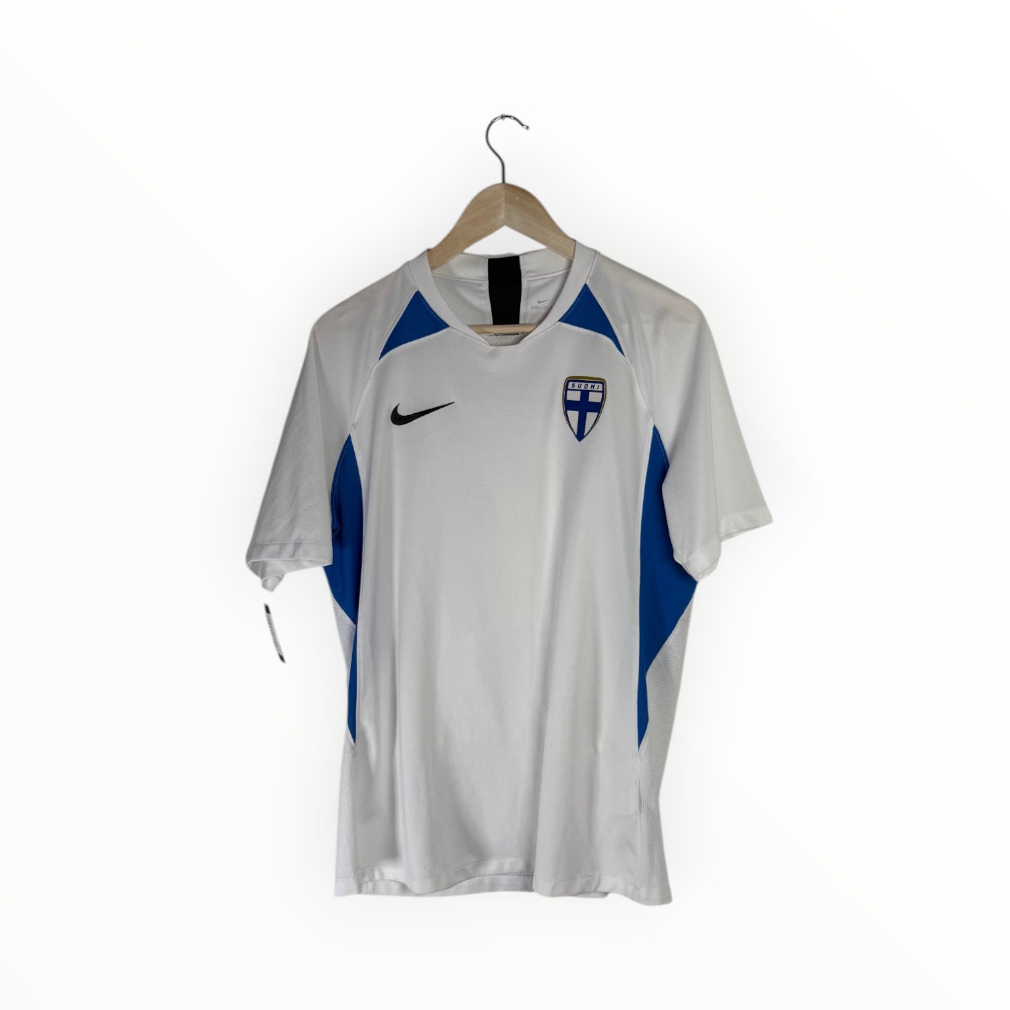 finland football shirt nike white