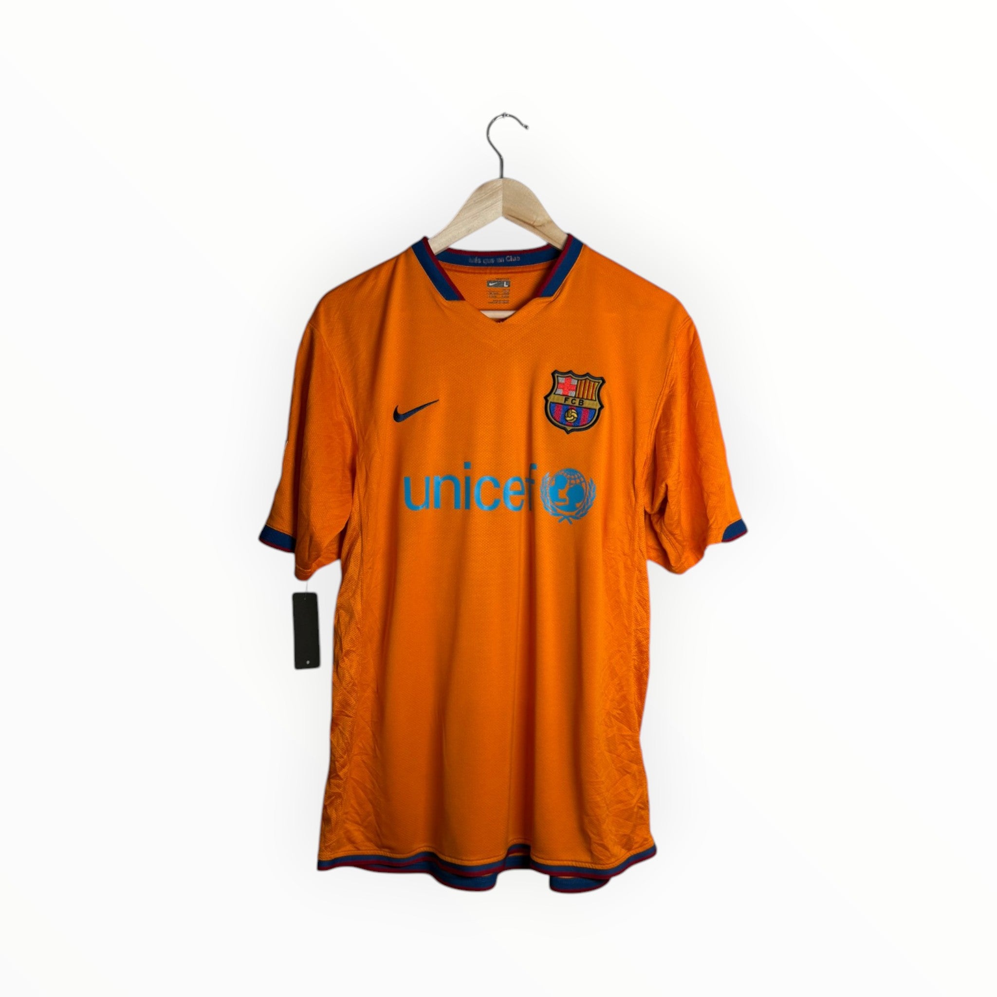 football shirt nike Barcelona unicef orange